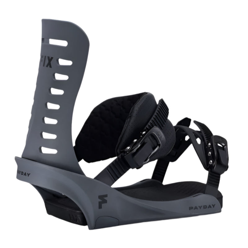 Fix Payday Snowboard Bindings 2025 - Adjustable High-Performance Snowboard Bindings for All-Mountain Riding | Perfect for Freestyle, Powder & Park Performance