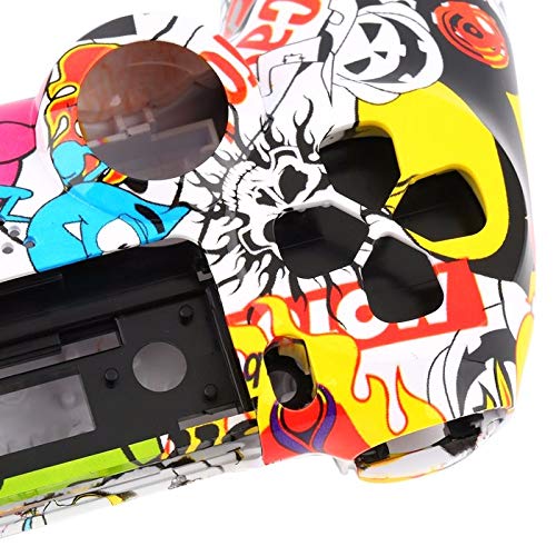 PS4 Controller Shell Replacement Kit - Skeleton Design Gamepad Housing with Buttons for DIY Repair & Customization | Perfect for Gaming Enthusiasts & Modders