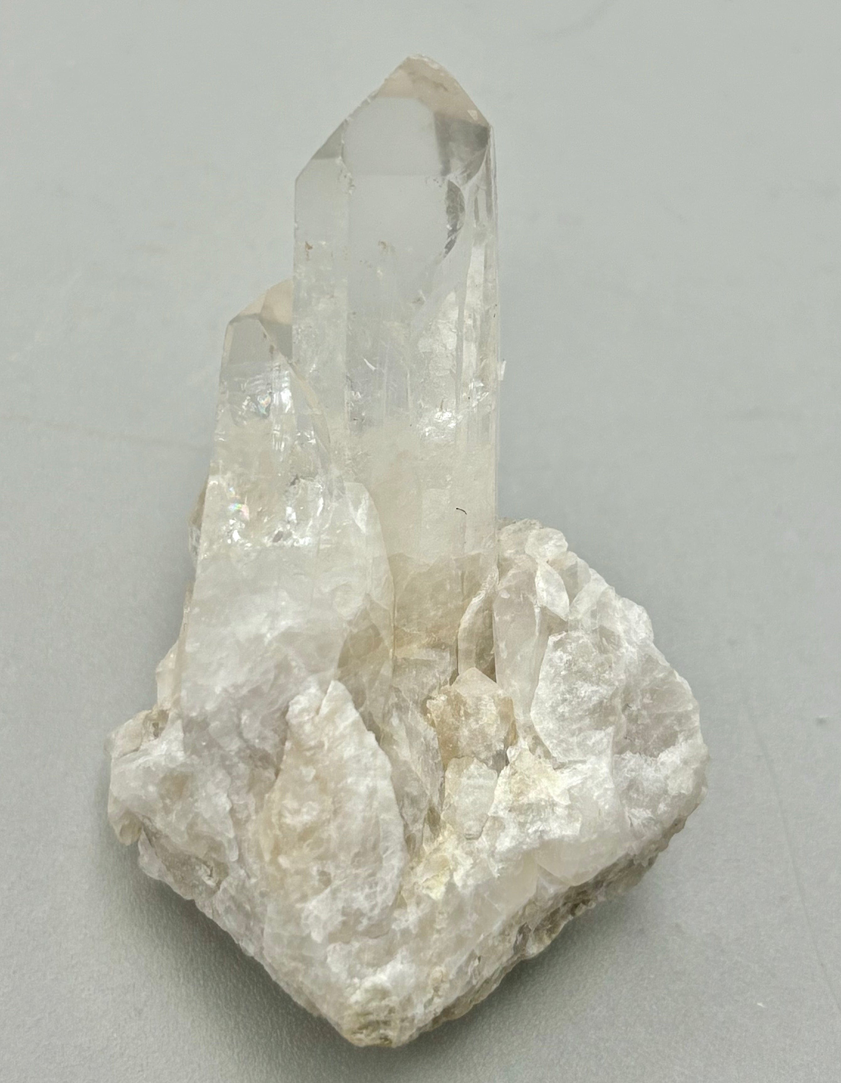 Natural Brazilian Quartz Cluster - Healing Crystal for Meditation, Reiki, and Home Decor | Spiritual Energy Stone for Positive Vibes & Feng Shui