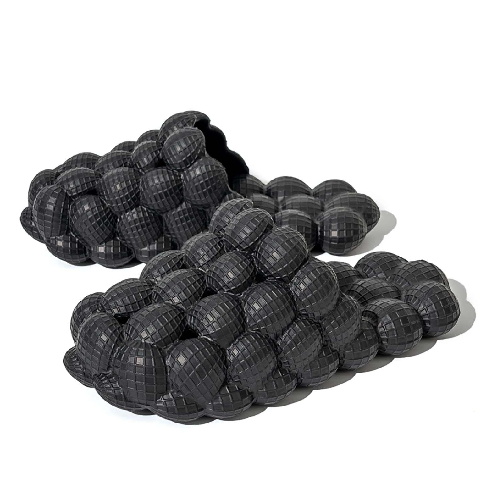 **Women's Ultra Cushioned Massage Bubble Slides - Funny Lychee Cloud Slippers with Anti-Slip Sole for Spa, Indoor & Outdoor Comfort - Perfect for Relaxation, Lounging & Travel**