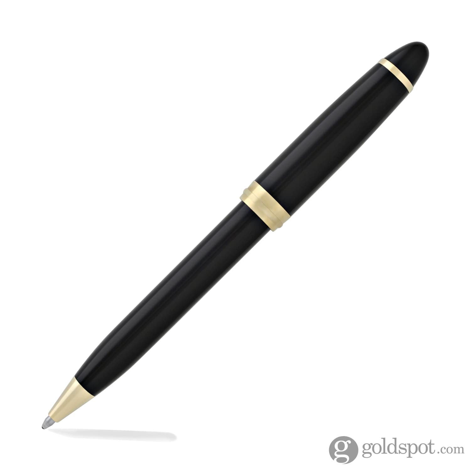 Aurora Ipsilon Deluxe Black Gold Ballpoint Pen - Premium Writing Instrument for Business, Gifts & Signature Documents