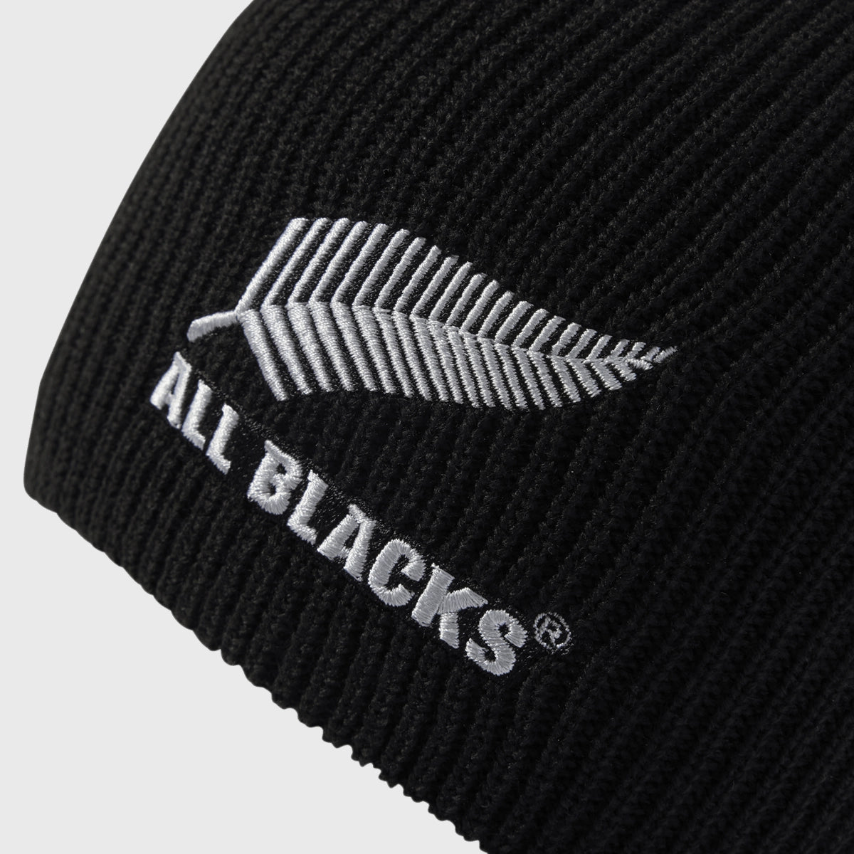 Adidas All Blacks Woolie Beanie Hat - Warm Winter Knit Hat for Men & Women - Perfect for Rugby Games, Outdoor Sports & Cold Weather Activities