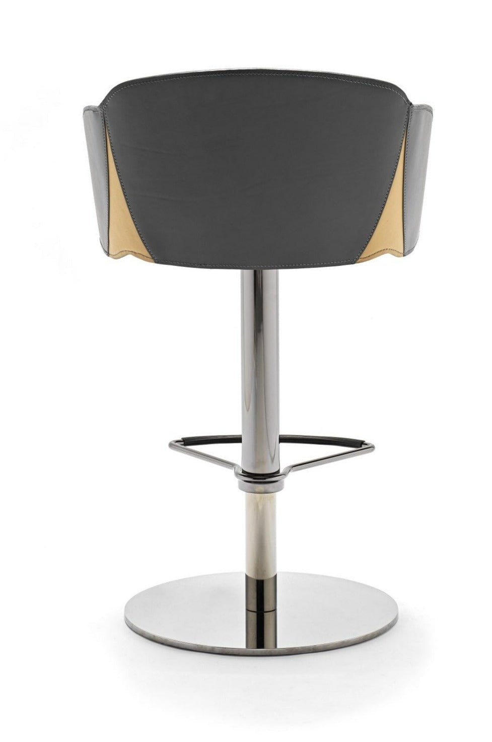 Electa Bar BT Stool by Fasem - Modern Adjustable Bar Stool with Backrest for Kitchen Island, Home Bar & Dining Room | Comfortable & Stylish Seating Solution
