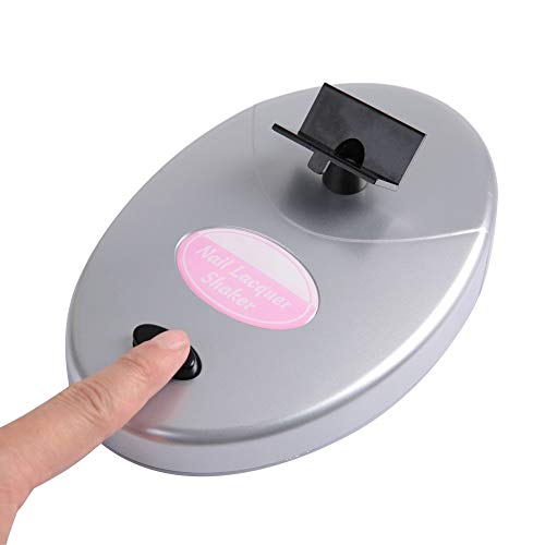Nail Polish Shaker Machine - Durable & Wear-Resistant Nail Art Dryer with LED Curing Lamp for Gel Polish | Fast Drying Manicure Tool for Home & Salon Use (EU Certified)