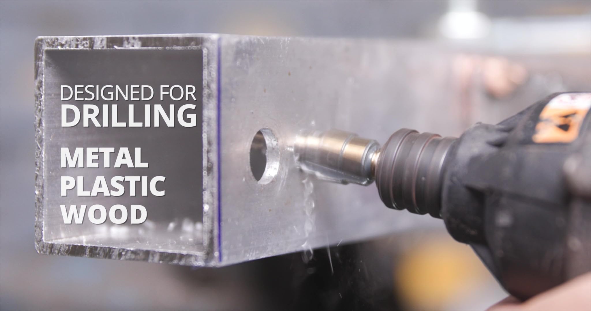 High-Speed Steel #4 Step Drill Bit with Quick Change Hex Shank (3/16