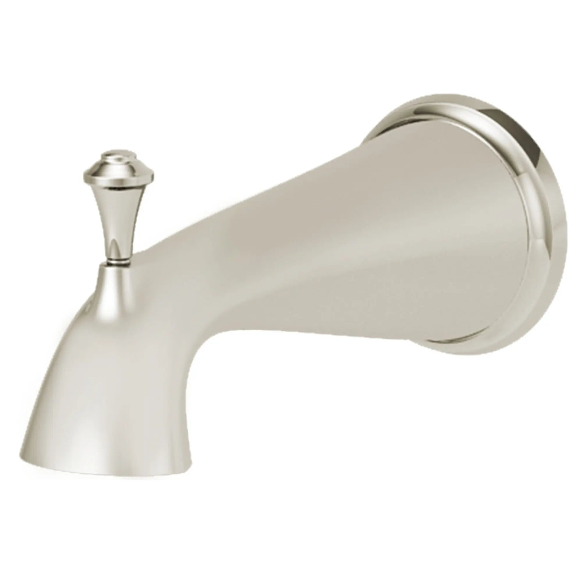 Delancey® 8 1/8 Inch Slip On Diverter Tub Spout - Chrome Plated Brass Shower Diverter for Bathroom Faucet Replacement - Perfect for Home Renovation & Plumbing Upgrades