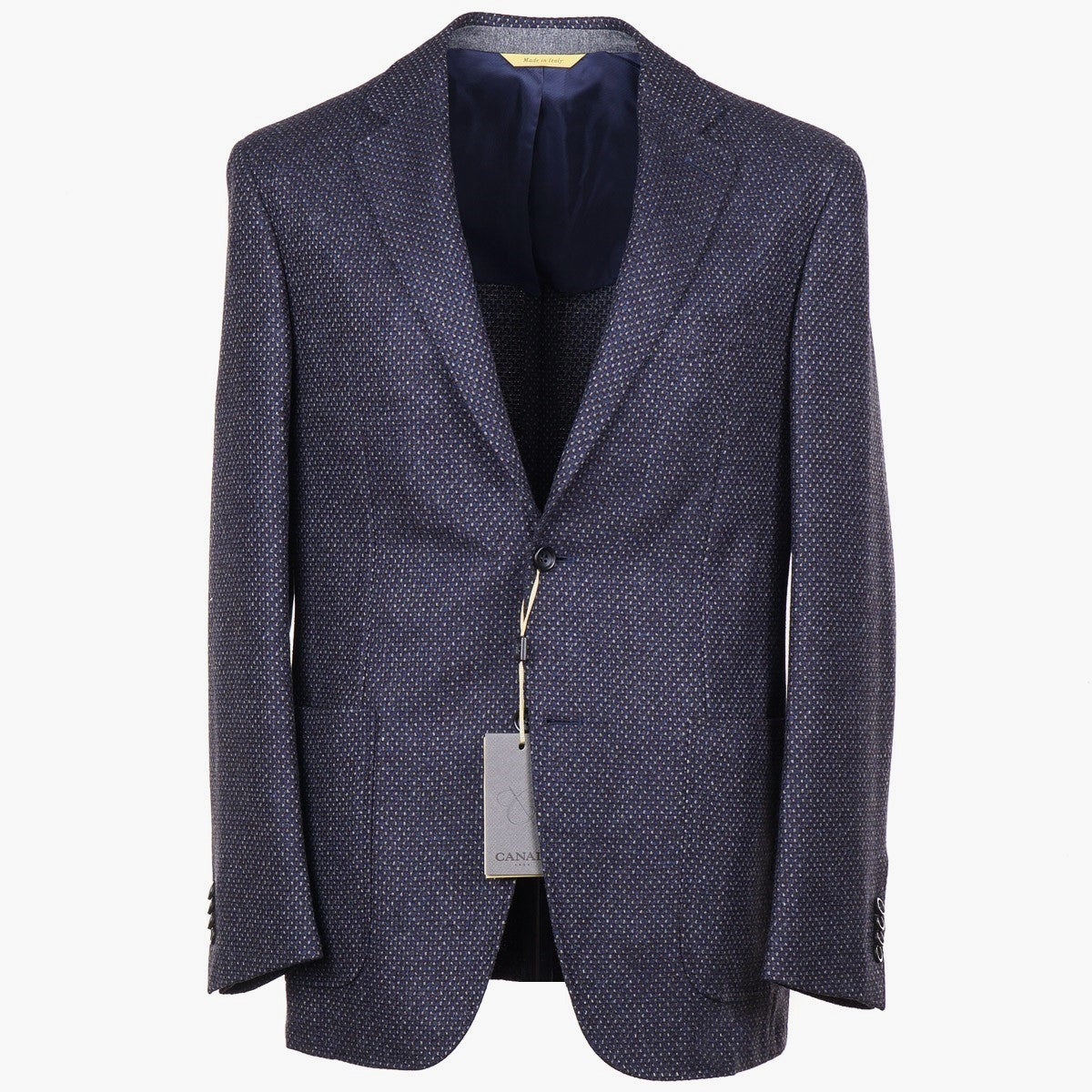 Premium Canali Wool Cashmere 'Kei' Sport Coat for Men - Luxury Italian Tailored Blazer for Business, Weddings & Formal Events
