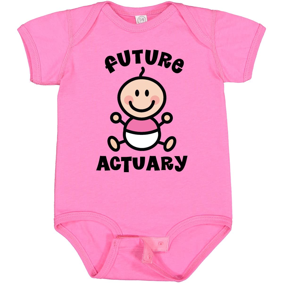 Inktastic Future Actuary Baby Girl Bodysuit - Cute & Comfortable Infant Onesie for Math Lovers & Career-Themed Baby Shower Gifts