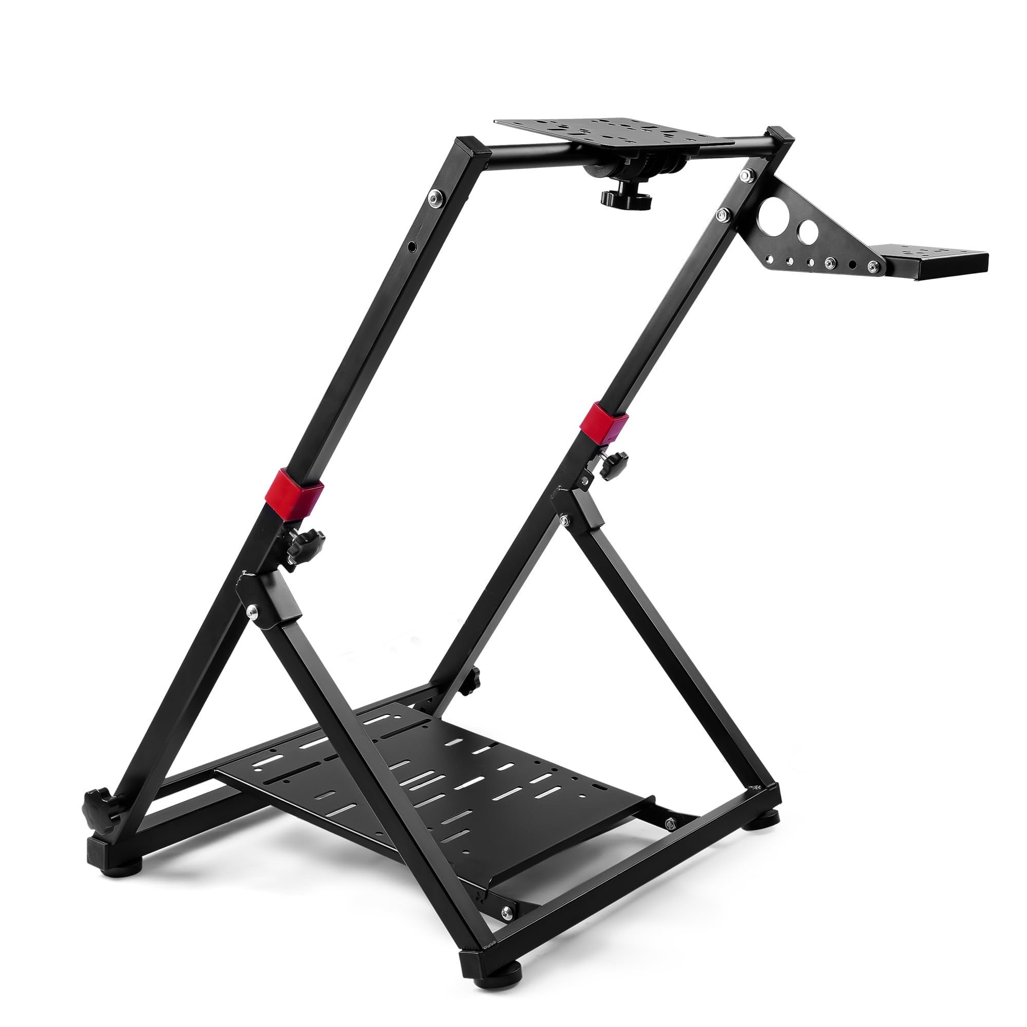 Foldable Steering Wheel Stand for Logitech G923 G29 G920 G27 G25 & Thrustmaster GT500 T300RS T300GT T500RS TGT TS T248X T248 T300 T458 TX - Adjustable Tilt Racing Wheel Stand for PC & Console Gaming - Perfect for Sim Racing & Gaming Setups at Home