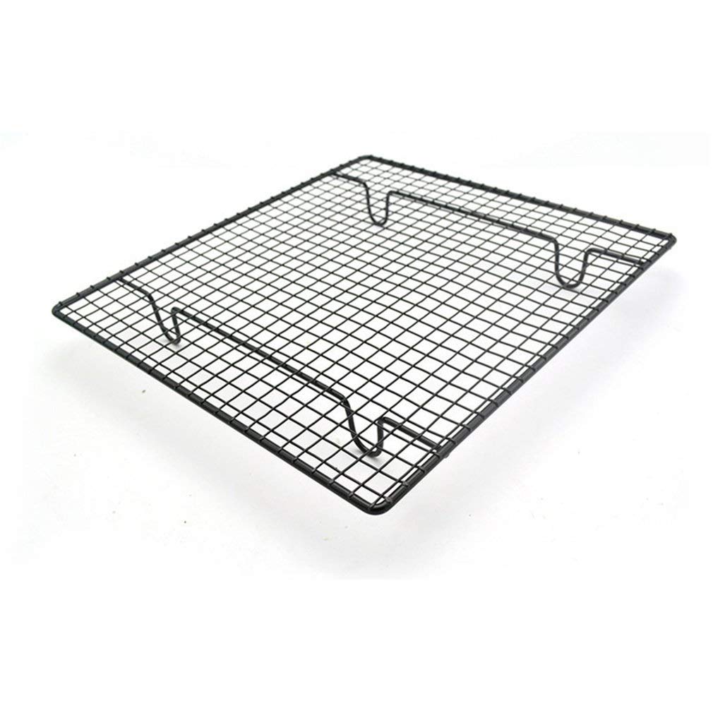 JJSPP Stainless Steel Wire Grid Cooling Rack for Baking - Oven Safe Cookie, Pizza, Bread, Cake & Biscuit Cooling Tray - Perfect for Kitchen, BBQ, Pastry & Dessert Display