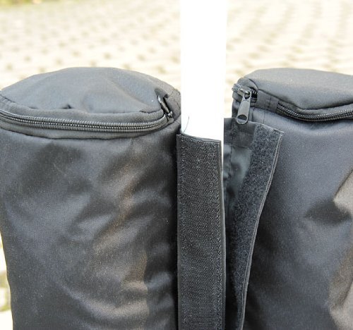 Outsunny 4-Pack Canopy Weight Bags - Heavy Duty Sand Anchor Bags for Party Gazebo, Pop Up Tent & Outdoor Events | Perfect for Beach, Backyard, Camping & Patio Use