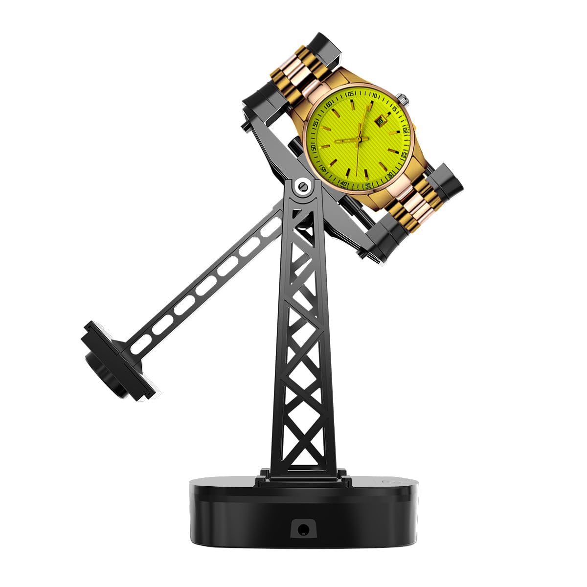 Automatic Watch Winder for Single Watch - Adjustable Speed & Timer Shutdown, Self Winding Turner with Quiet Rotation - Perfect for Watch Collectors & Travel Storage