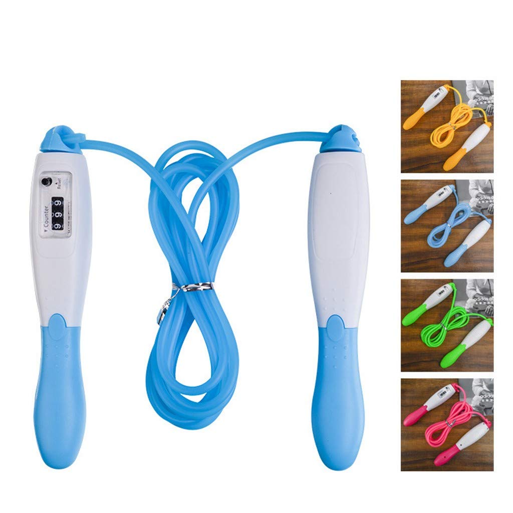 Adjustable Digital Jump Rope with Weight Setting & Counter - Smart Skipping Rope for Men & Women - Perfect for Indoor/Outdoor Workouts, Home Gym & Cardio Training