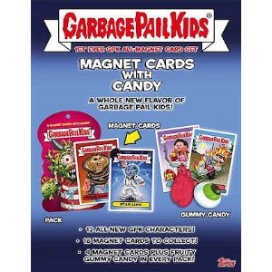 2012 Topps Garbage Pail Kids Complete Magnet Set (16 Pieces) - Collectible Trading Cards for Kids & Adults, Perfect for Fridge Decor, Classroom Rewards & Nostalgic Gift Giving