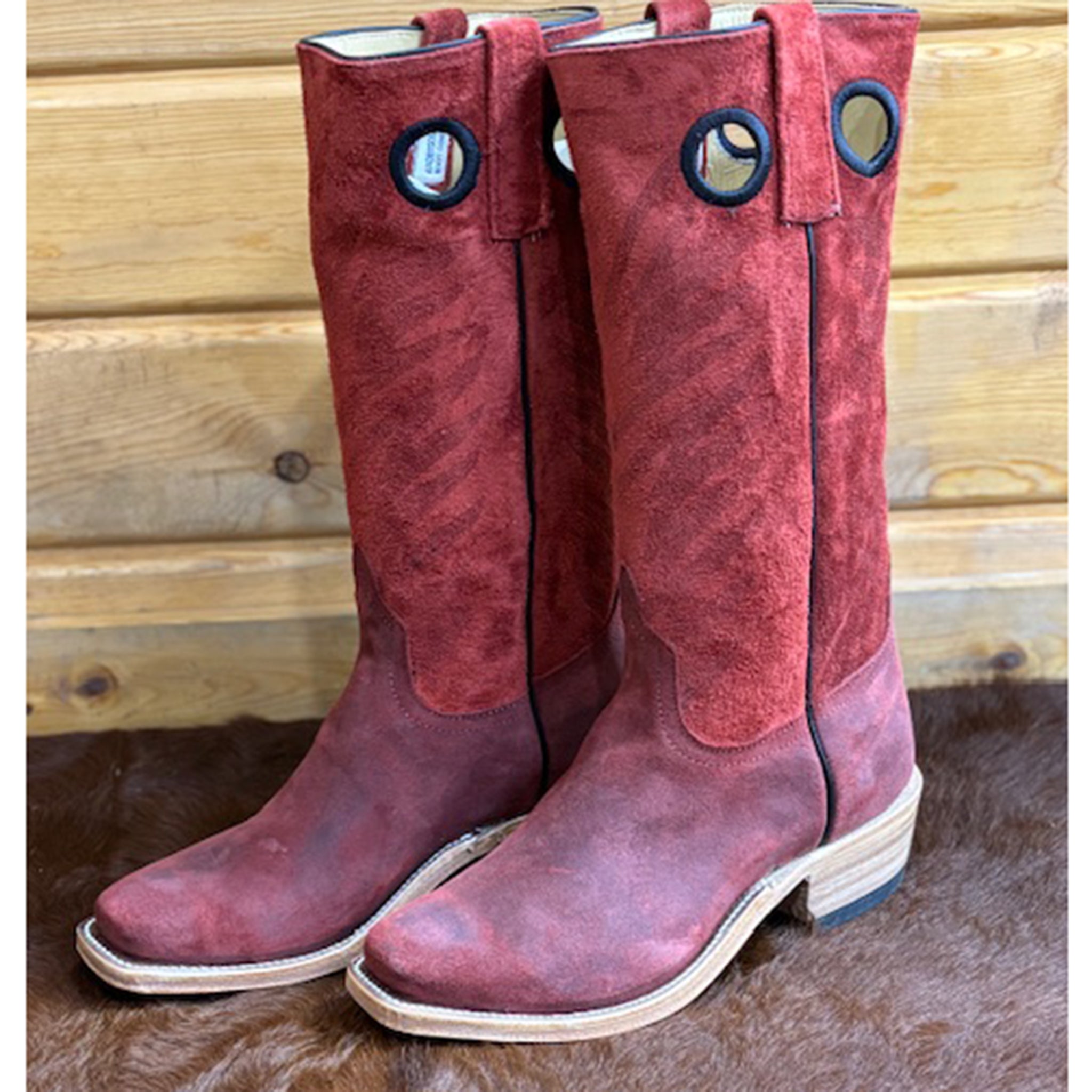 Anderson Bean Men's Red Hot Waxy Kudu Cowboy Boots - Premium Western Boots for Rodeo, Country Dancing & Outdoor Adventures