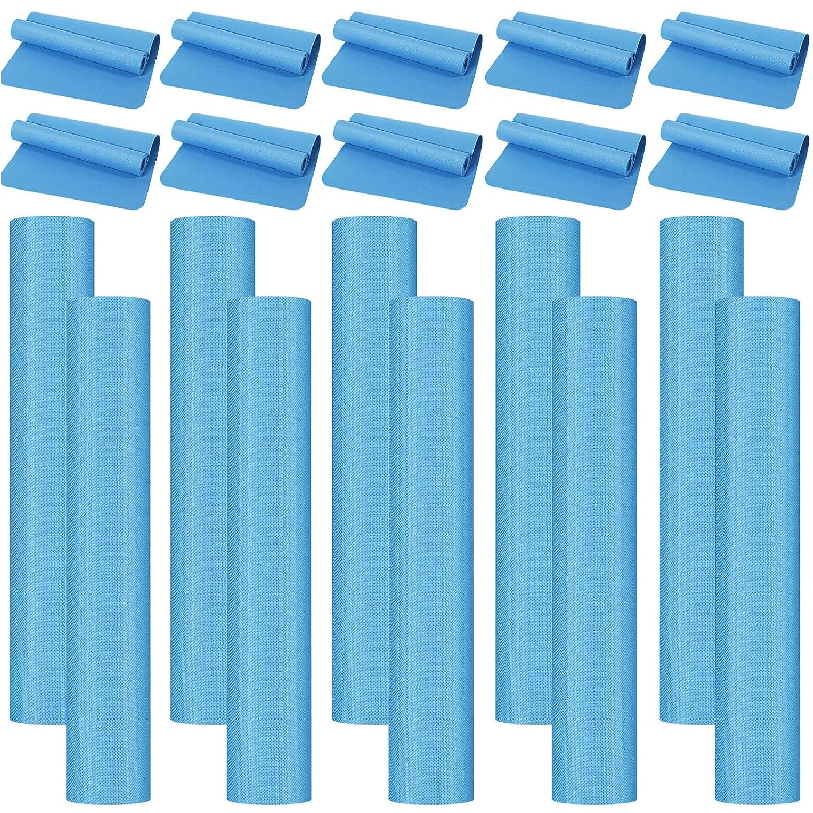10 Pack Non-Slip Yoga Mats Bulk - 68
