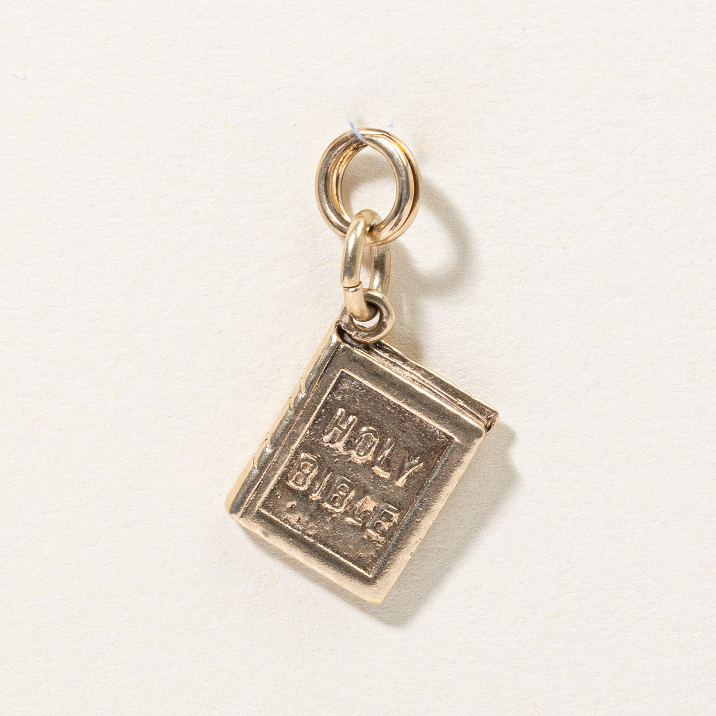 10K Yellow Gold Holy Bible Pendant Charm - Religious Jewelry for Women & Men - Perfect for Baptism, Confirmation, and Faith-Based Gifts