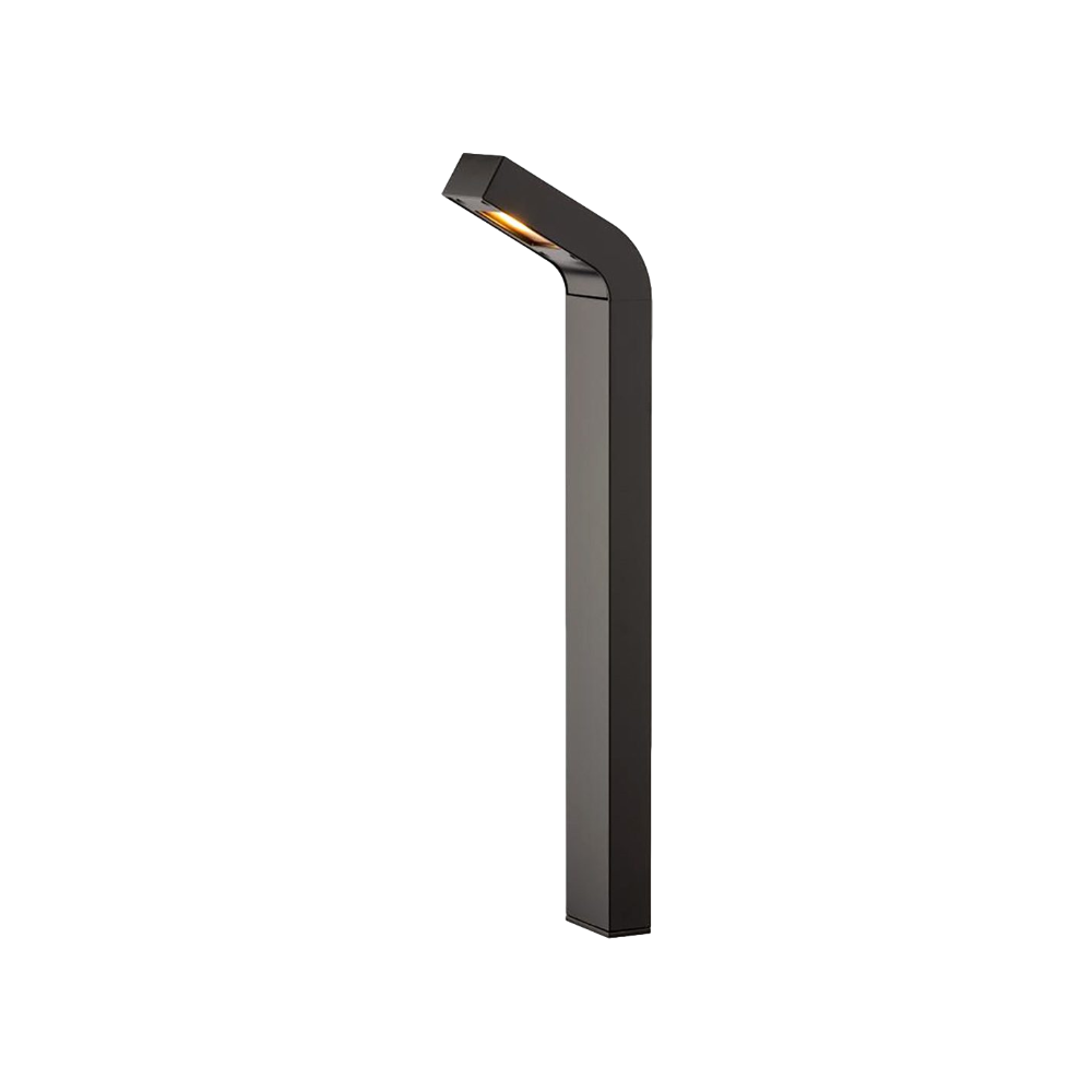 FX M PJ Path Light in Flat Black - Outdoor Landscape Lighting for Garden, Walkway, and Driveway Illumination