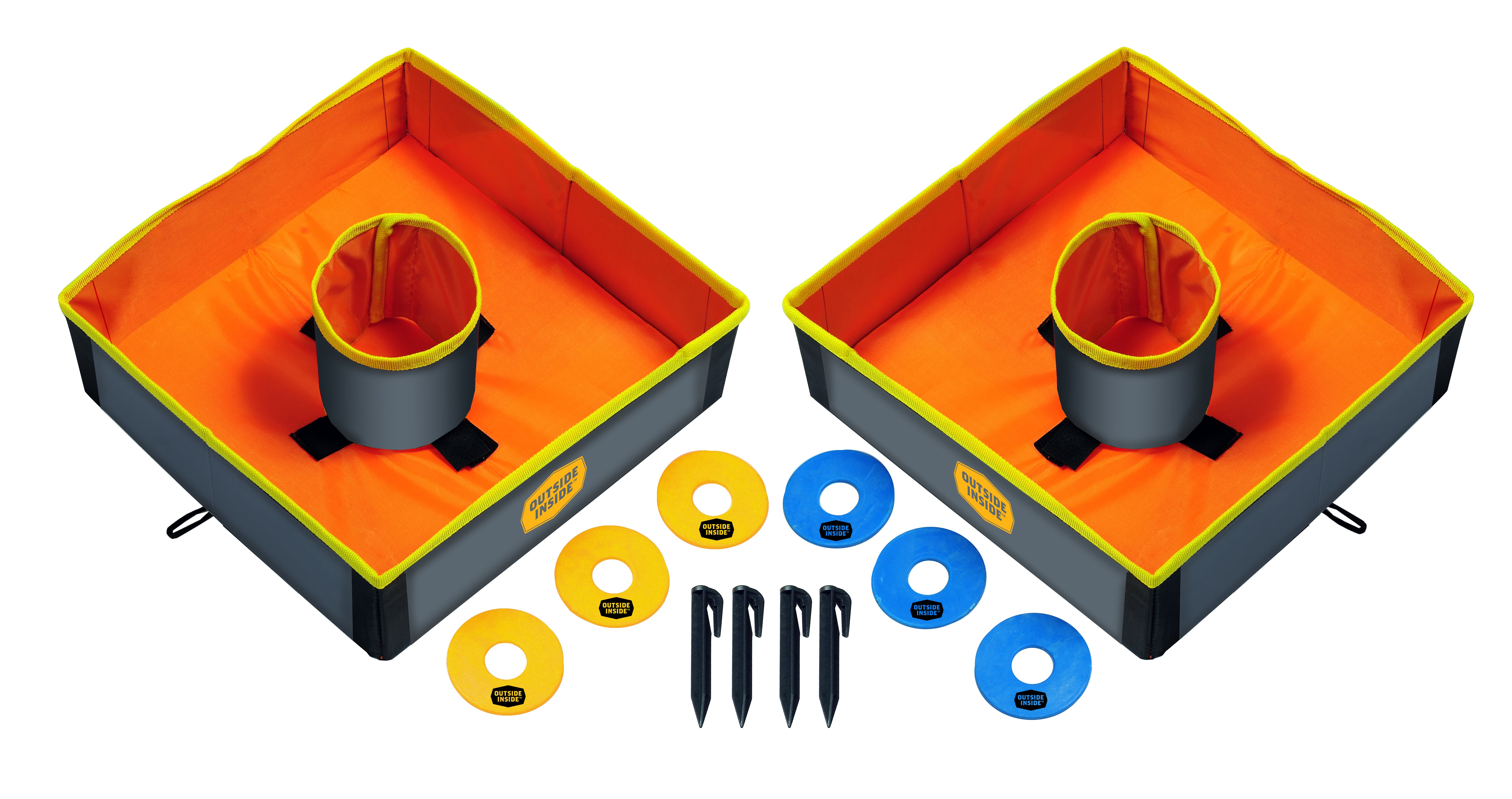 Portable Travel Washer Toss Game Set - Outdoor Lawn Beach Backyard Fun for Kids & Adults - Perfect for Picnics, Camping, BBQs & Tailgating Parties