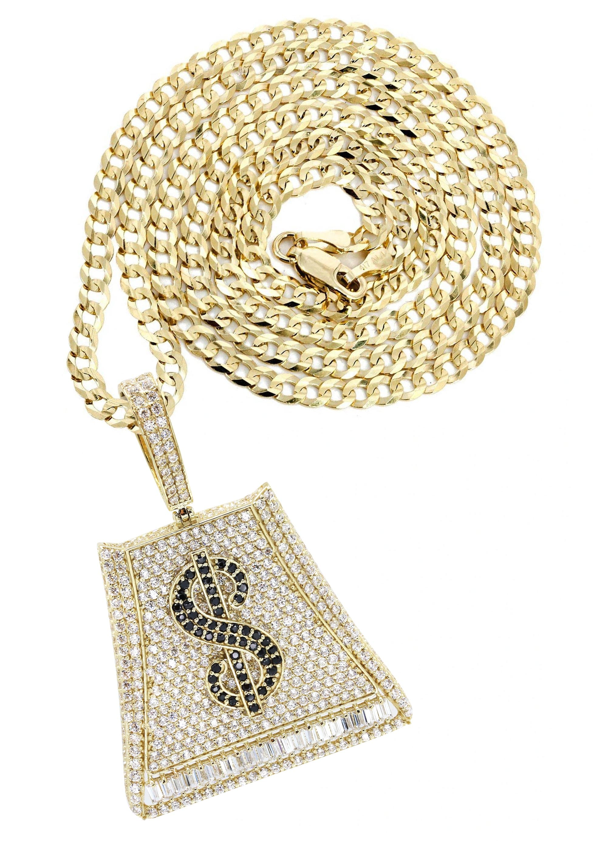 10K Yellow Gold Money Bag Pendant Necklace for Women - 20 Grams | Elegant Jewelry Gift for Birthday, Anniversary & Special Occasions