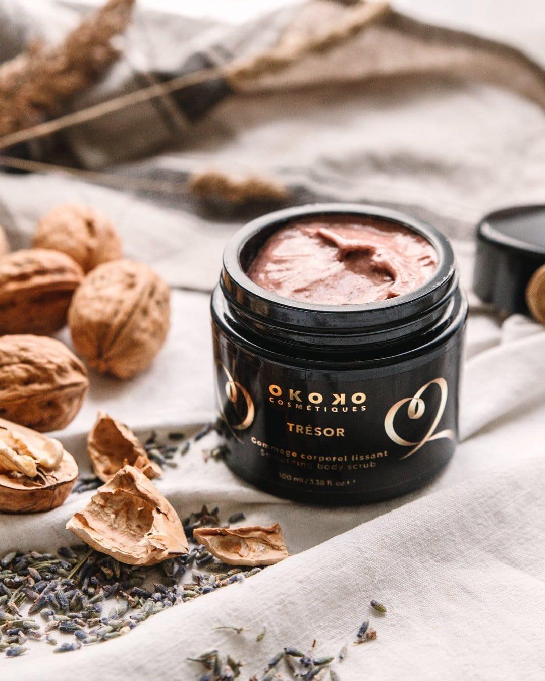 Trésor Exfoliating Body Scrub - Natural Skin Polish for Smooth & Glowing Skin | Perfect for Spa Day & Self-Care Routine