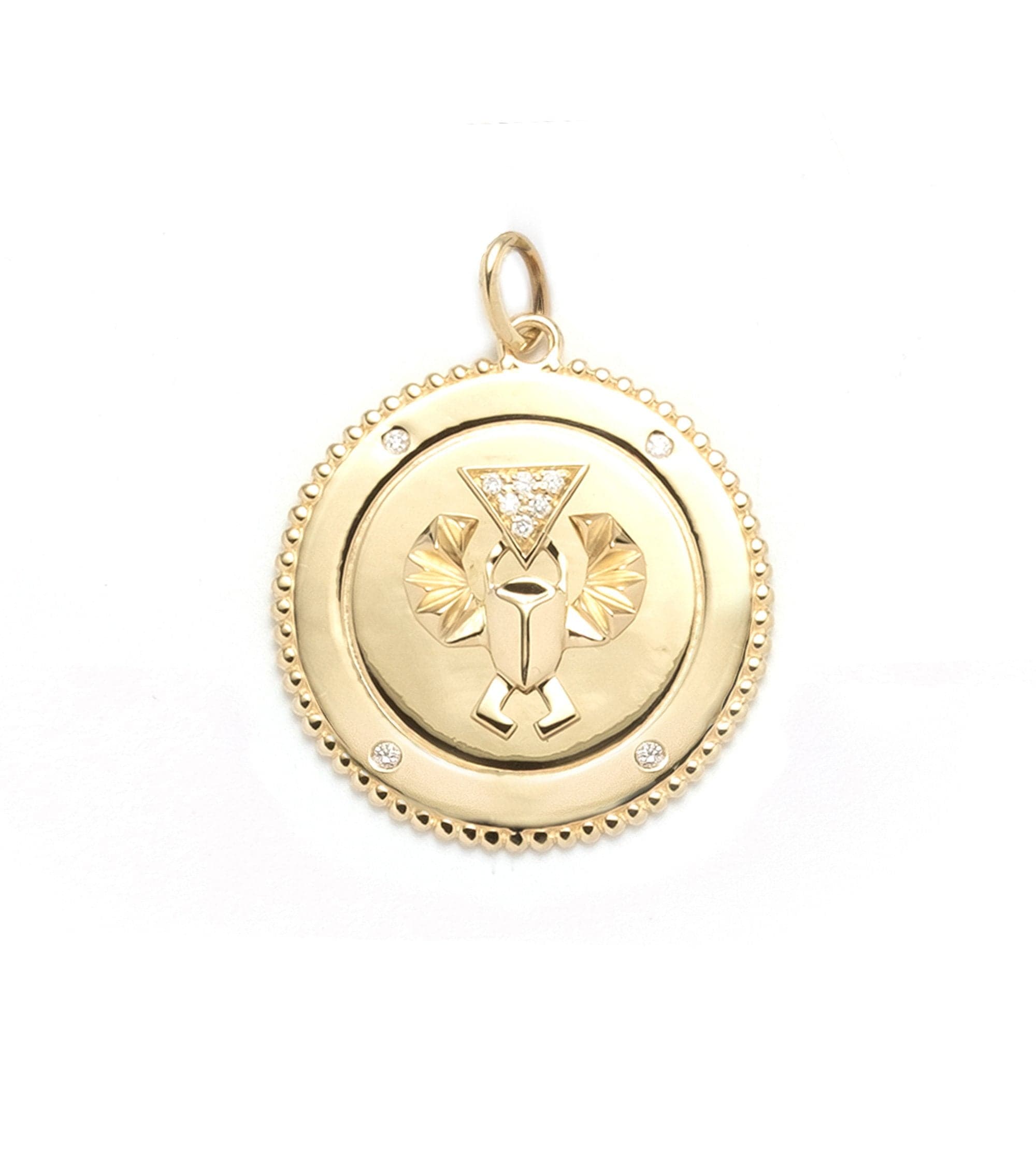 Large Medallion for Protection - Elegant and Durable Jewelry for Spiritual Safeguard | Perfect for Gifts, Meditation, and Energy Healing