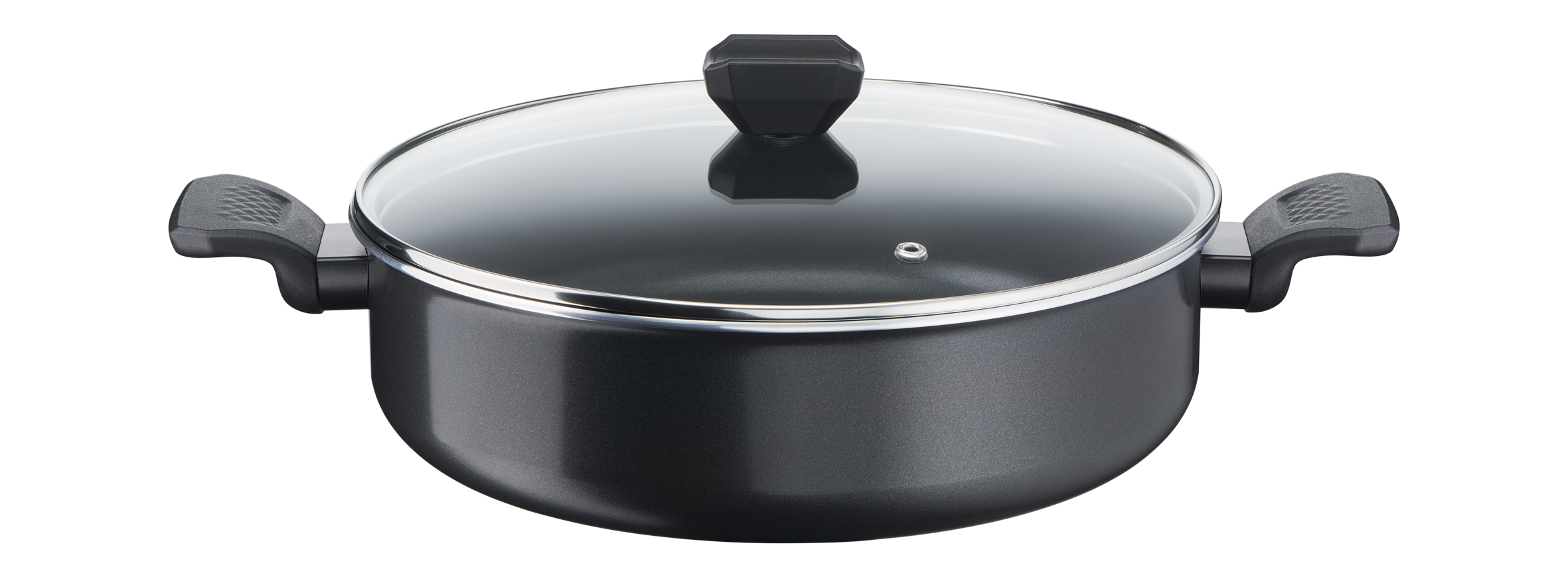 Tefal Simply Clean Non Stick Shallow Frying Pan 28cm - Perfect for Eggs, Pancakes & Sauteing | Dishwasher Safe & Easy to Clean