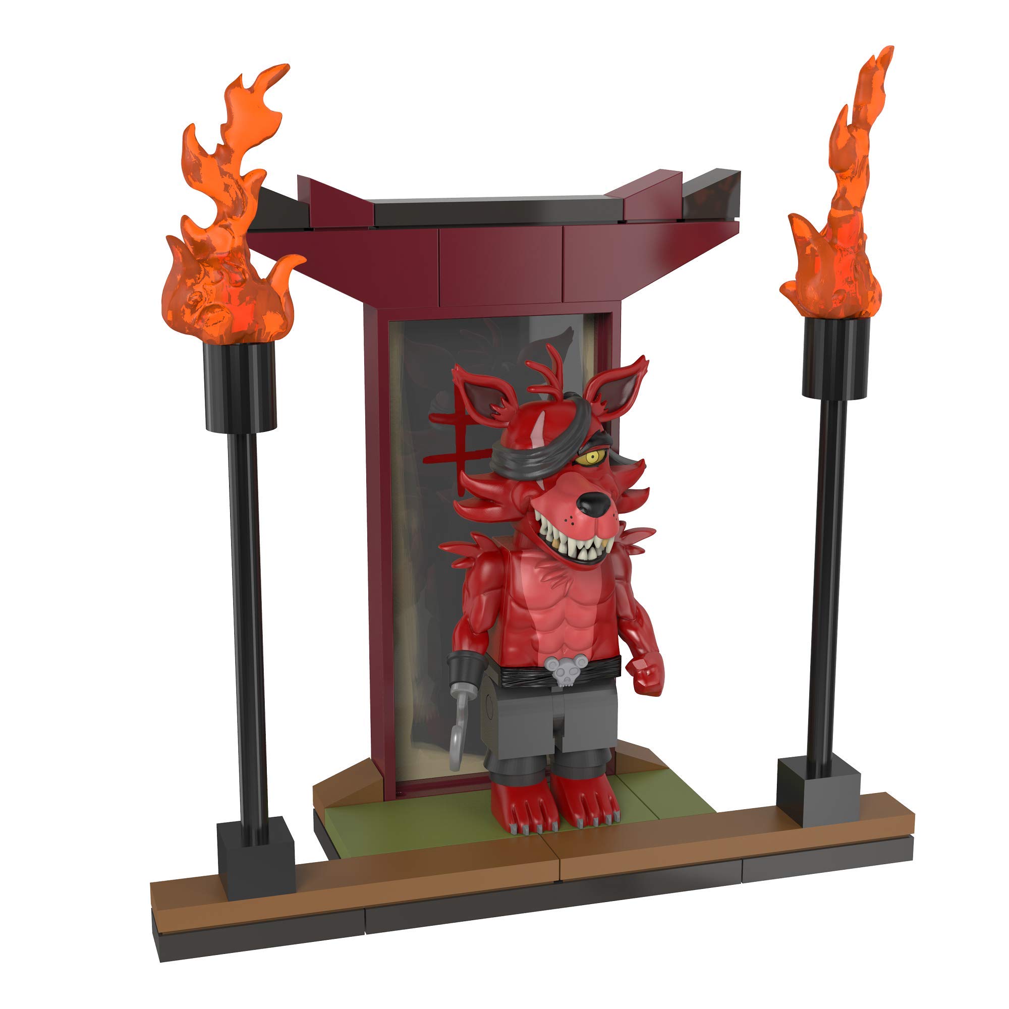 McFarlane Toys Five Nights at Freddy's Temple of The Fox Micro Action Figure Set - Collectible FNAF Character for Horror Game Fans & Display