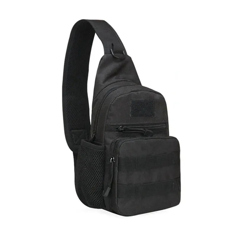Tactical Military Shoulder Bag - Durable Nylon Chest Sling Backpack for Hiking, Outdoor Camping, Fishing & Trekking - Perfect for Adventure Travel, Survival Gear & Everyday Carry