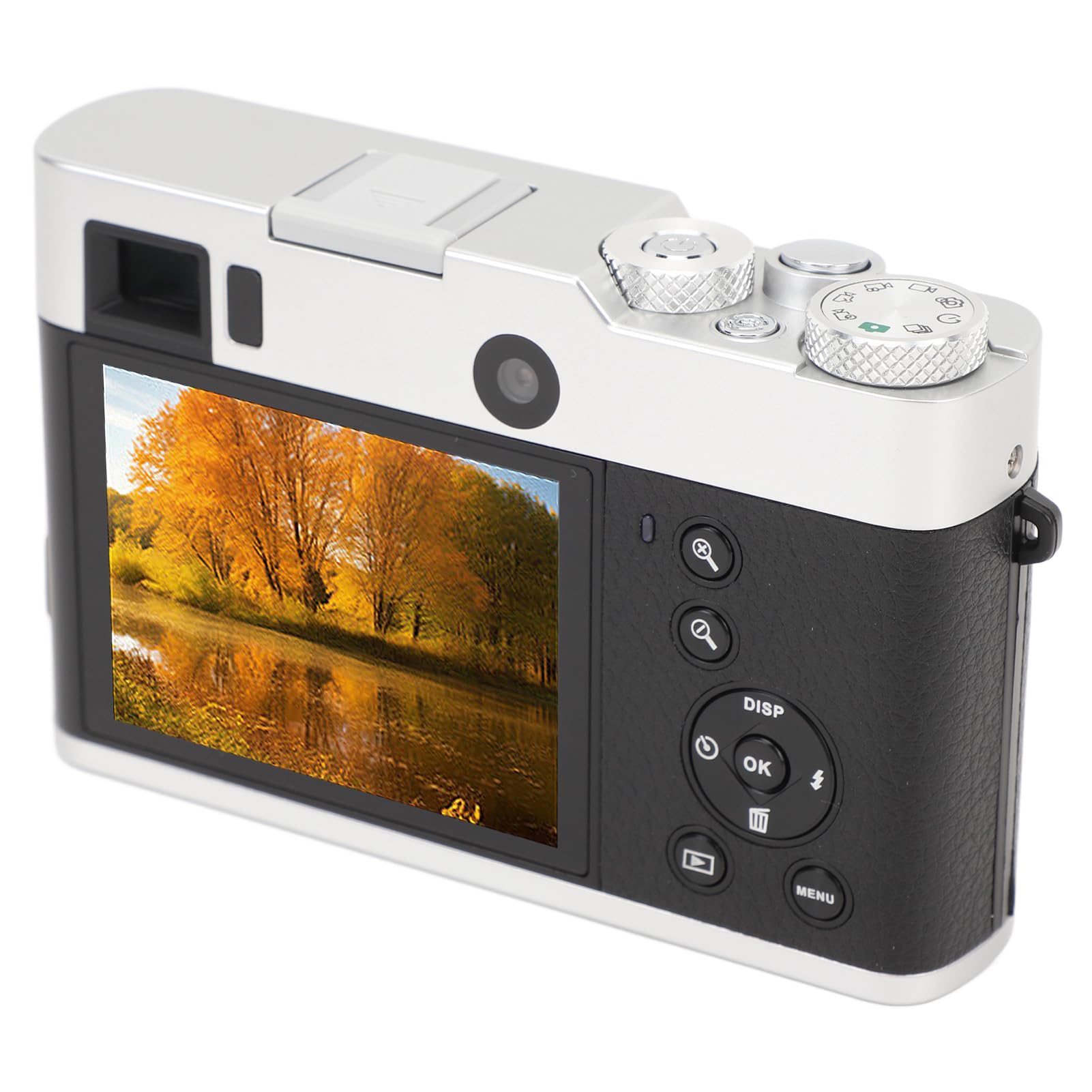 5K Digital Camera for Photography & Vlogging - 48MP Autofocus Dual Lens Camera with Viewfinder, 16X Zoom, Compact Travel Camera with Webcam Function (Black) - Perfect for YouTube Content Creation, Travel Blogging & Live Streaming