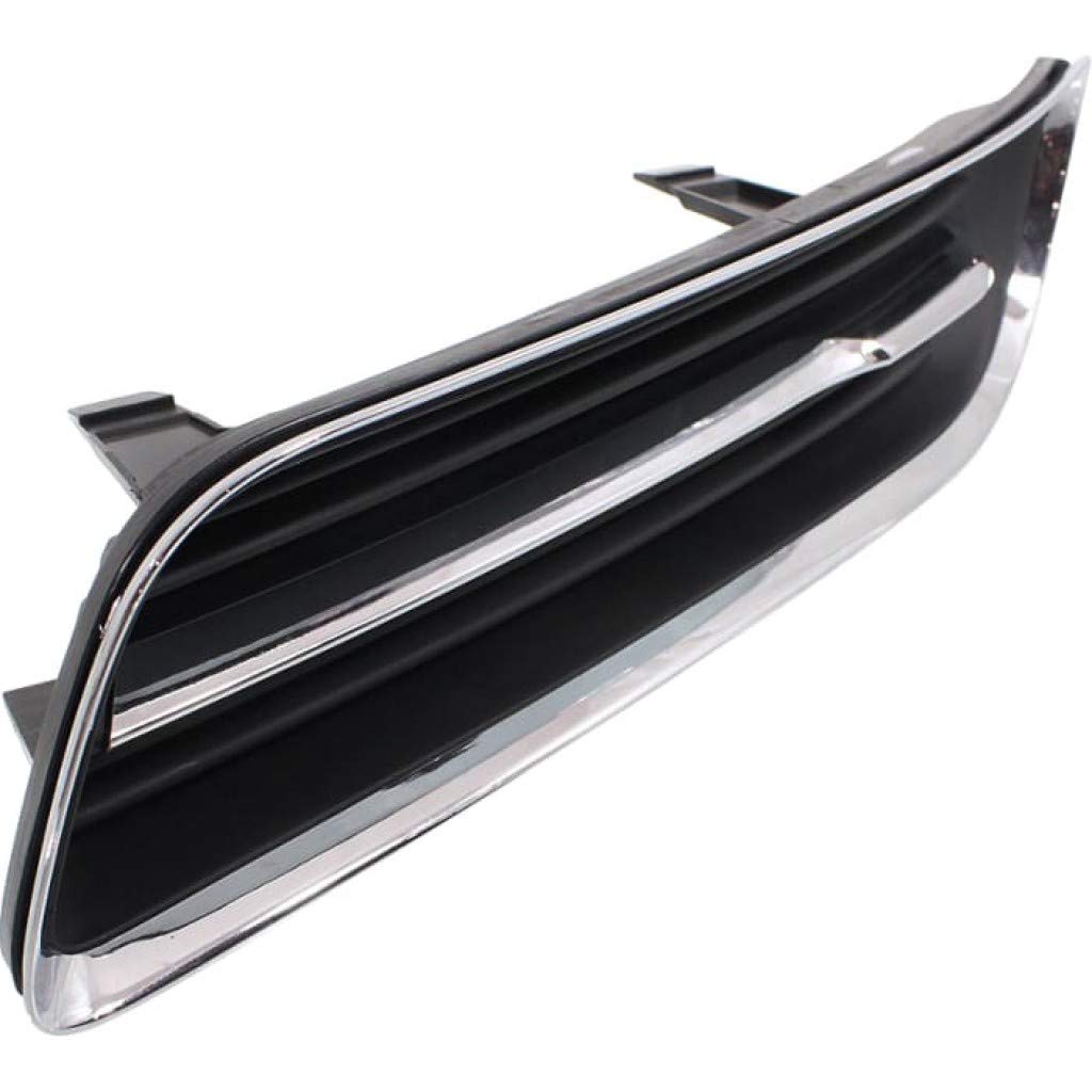 Chrysler 300 Fog Light Cover Set 2011-2014 - Black with Chrome Trim - Driver & Passenger Side - OEM CH1038127 & CH1039127 (68127945AB + 68127944AB) - Perfect for Replacement & Car Customization