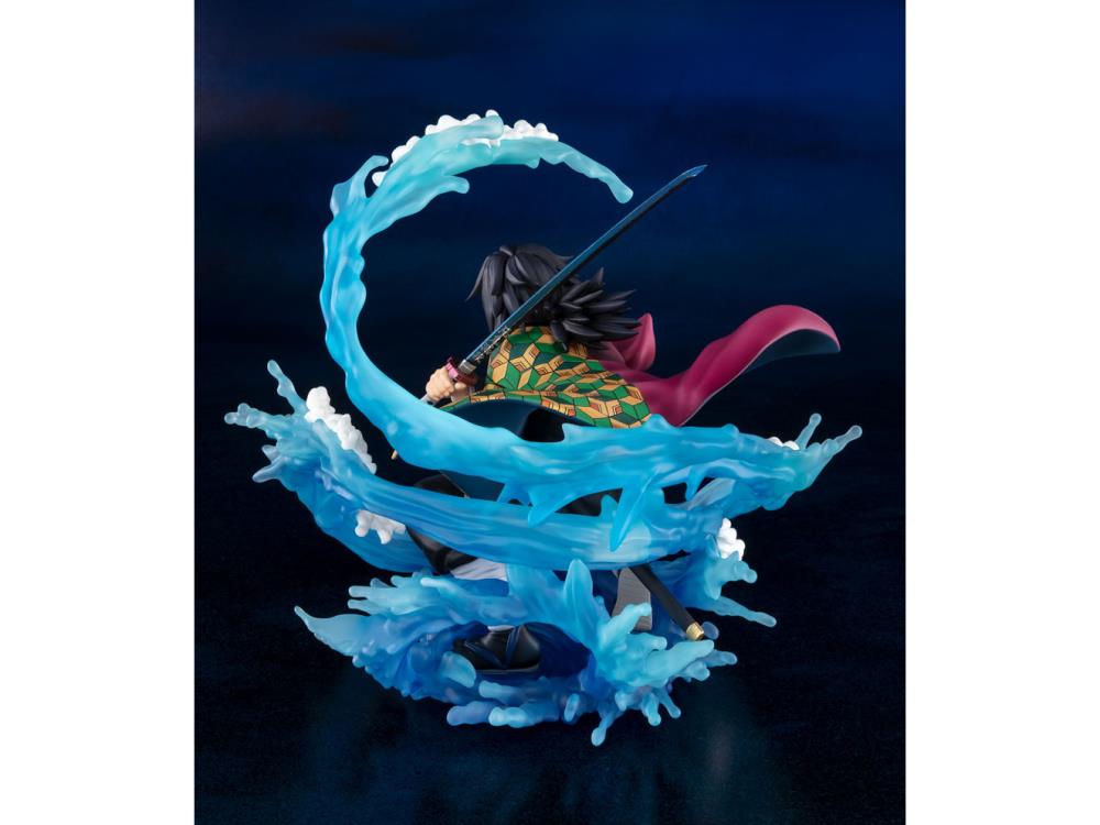 Figuarts Zero Demon Slayer: Kimetsu no Yaiba Giyu Tomioka Water Breathing Version Anime Action Figure Statue - Perfect for Anime Collectors, Home Decor, and Gift Giving