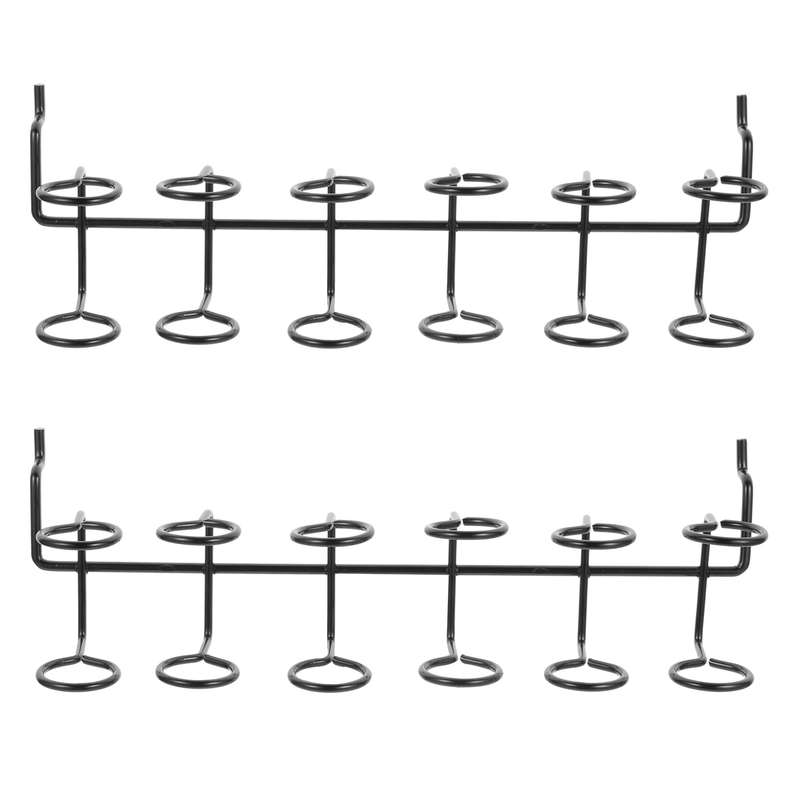 Alipis 2-Pack Iron Pegboard Screwdriver Organizer - Multi-Ring Tool Holder Rack for Garage Storage | Perfect for Workshop, DIY Projects & Home Tool Organization