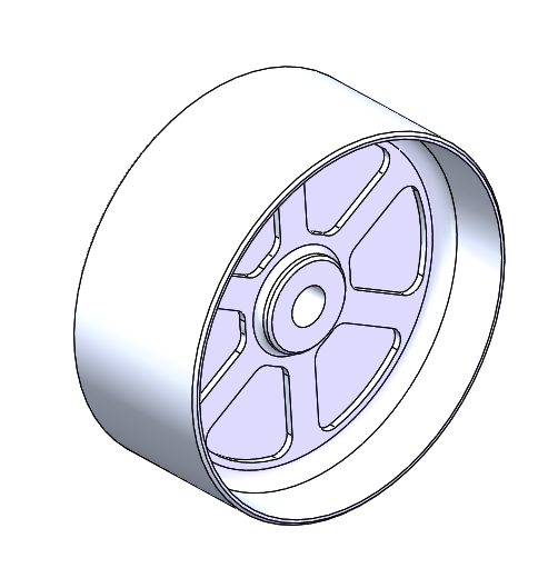BG2600 71 Drive Wheel - Replacement Part for Lawn Mowers & Tractors - Durable Tractor Accessory for Outdoor Landscaping & Yard Maintenance