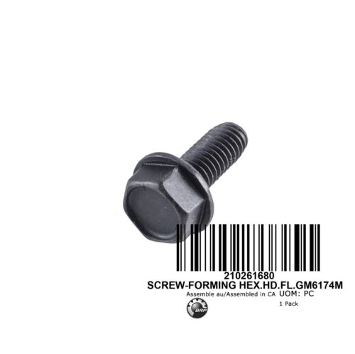 BRP Hex Flanged Screw M6 X 16mm Stainless Steel - Heavy Duty Fastener for Automotive, Machinery & DIY Projects
