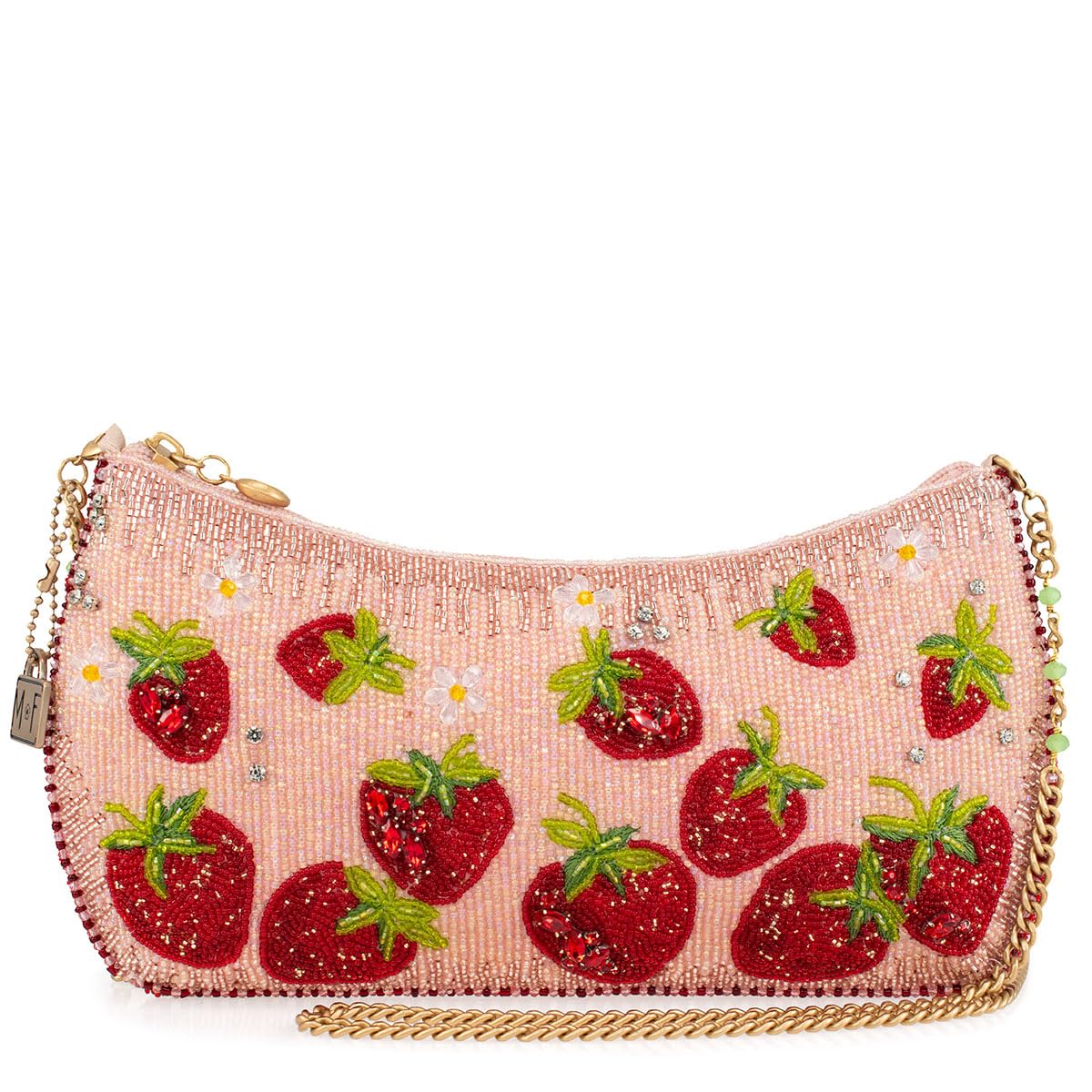 Mary Frances Strawberry Fields Crossbody Bag in Pink - Stylish Women's Handbag for Everyday Use, Parties & Special Occasions