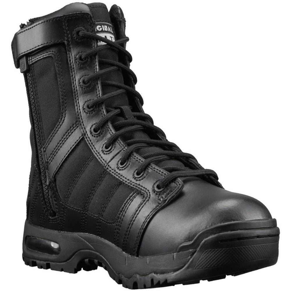 Original SWAT Metro Air 123401 Men's Size 9 Insulated Tactical Boots with Side Zipper - Black | Waterproof Work Boots for Police, Military & Outdoor Activities