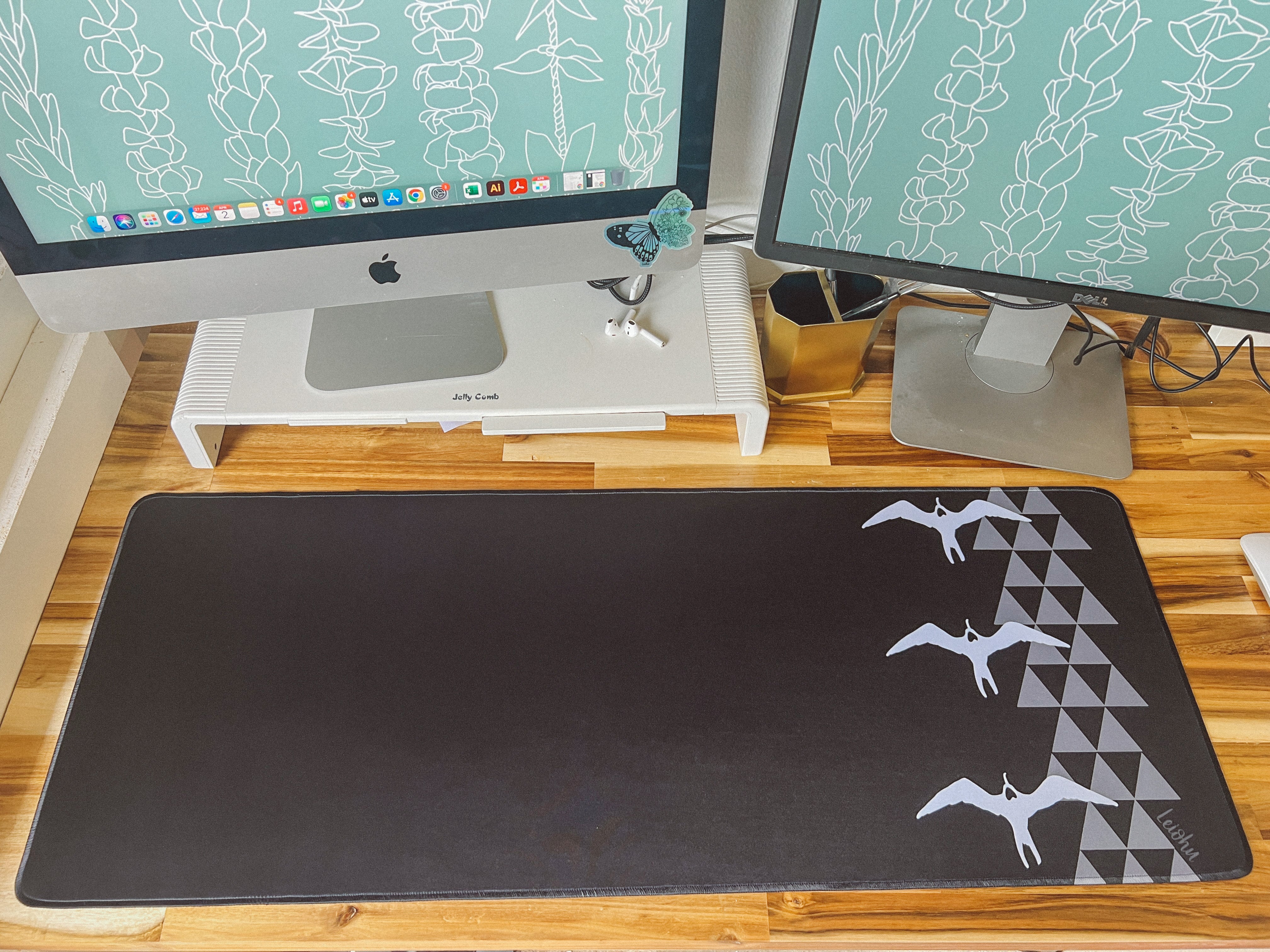Premium Iwa Desk Mat - Non-Slip Large Mouse Pad & Office Desk Protector for Work, Gaming, and Home Use - Perfect for Laptops, Keyboards, and Writing