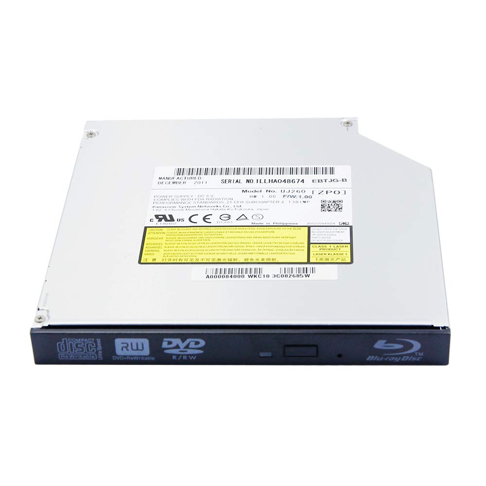 Lenovo IdeaPad G580 G50-70 G550 G560 G700 G780 G510 G585 G560 G575 Laptop Internal Blu-ray Burner Drive - 6X 3D BD-RE, 8X DVD±R DL CD-RW Recorder - Perfect for Movie Burning, Data Backup & Media Storage