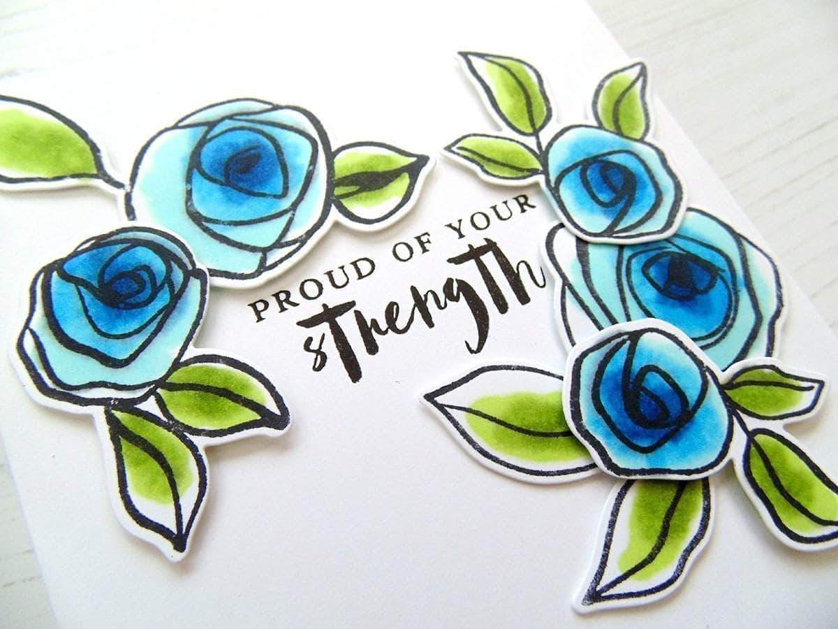 Professional Stamping Through Negative Die Cuts Class - Learn Advanced Card Making Techniques for Scrapbooking & DIY Greeting Cards