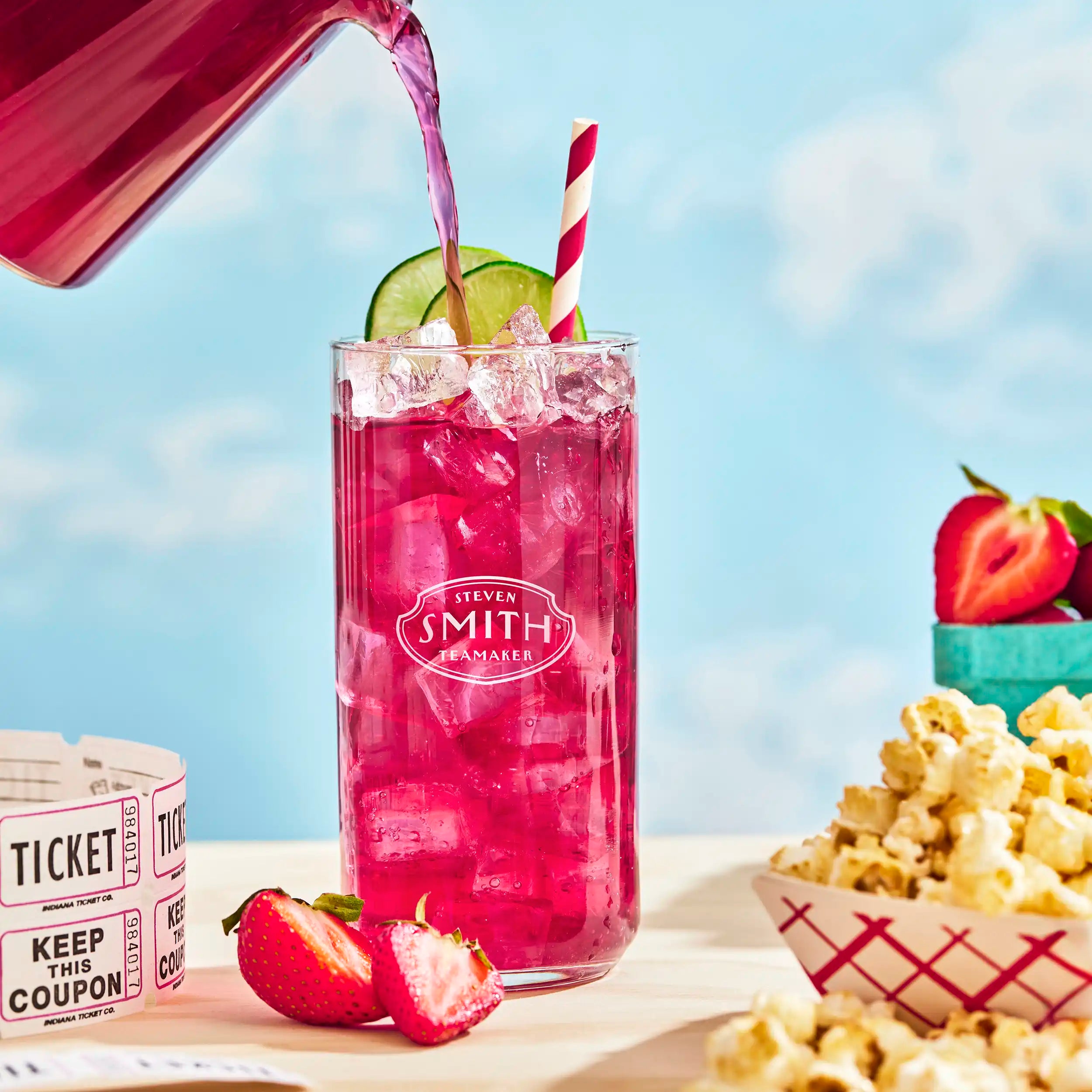 Lime Bramble - Fresh & Tangy Lime Flavor for Cocktails, Mocktails, and Desserts | Perfect for Summer Drinks & Baking