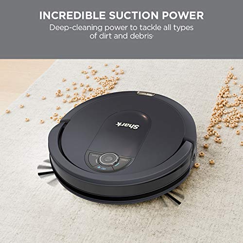 Shark IQ Robot Vacuum AV992 - Self-Emptying Wi-Fi Smart Vacuum with Powerful Suction for Pet Hair, Hard Floors & Carpets - Works with Alexa - Ideal for Homes with Pets, Daily Cleaning & Busy Households