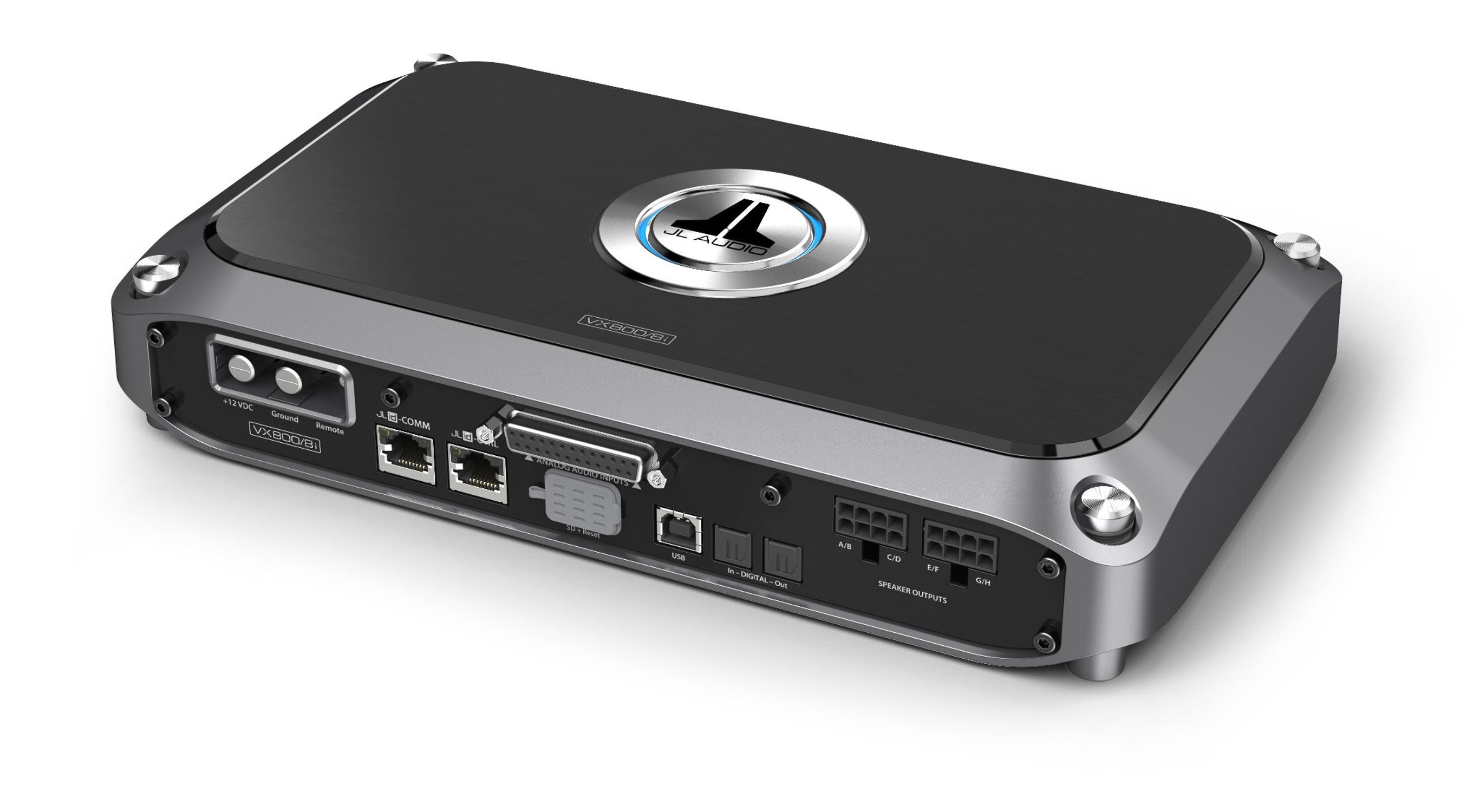 JL Audio VX800/8i 8-Channel Class D Full Range Car Amplifier with Integrated DSP - 800W Power for Car Audio System - Perfect for SUVs, Trucks and Custom Car Stereo Installations