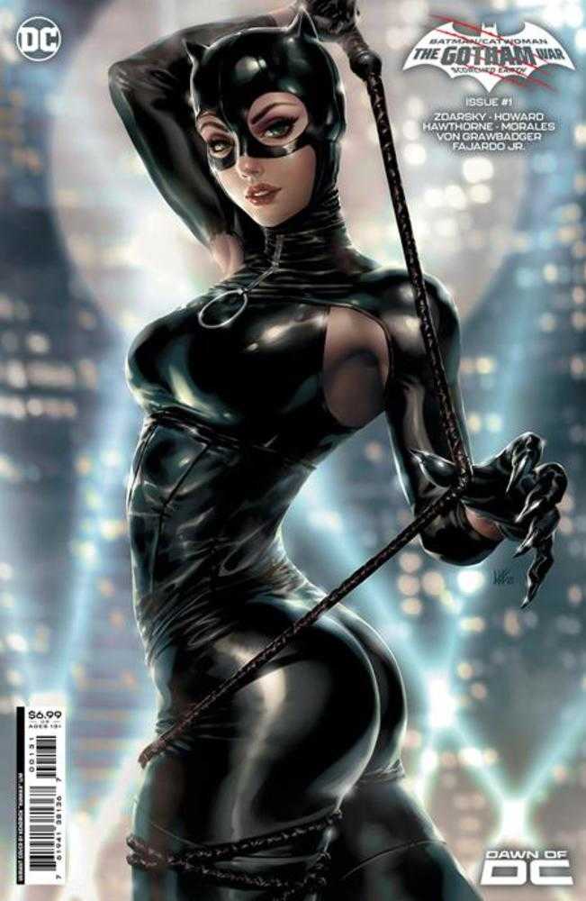 Batman Catwoman The Gotham War Scorched Earth #1 (One Shot) Cover C Kendrick Kunkka Lim Card Stock Variant - Limited Edition DC Comics Collector's Item for Superhero Fans and Comic Book Enthusiasts - Perfect for Display, Gifts, and Comic Conventions