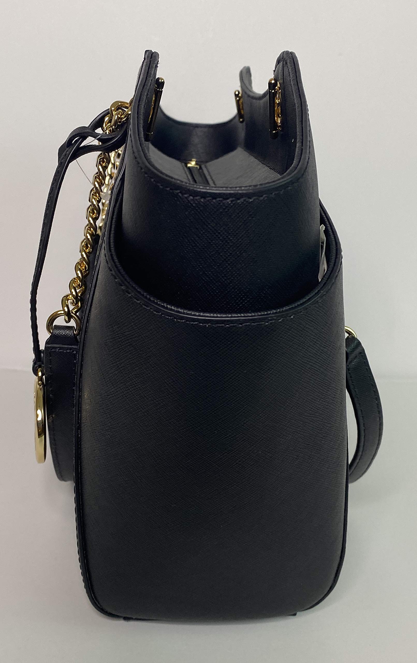 Michael Kors Jet Set Travel Large Chain Shoulder Tote Bag & Matching Trifold Wallet Set | Premium Leather Handbag for Women | Perfect for Work, Travel & Everyday Use