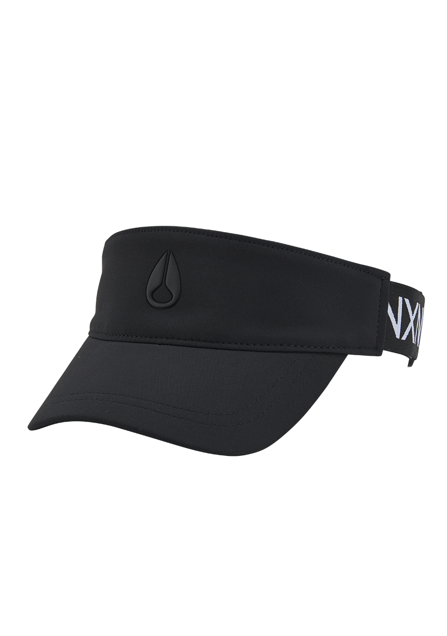 Torrey Visor Black - UV Protection Sun Visor for Men & Women - Perfect for Driving, Running, Golfing, and Outdoor Activities