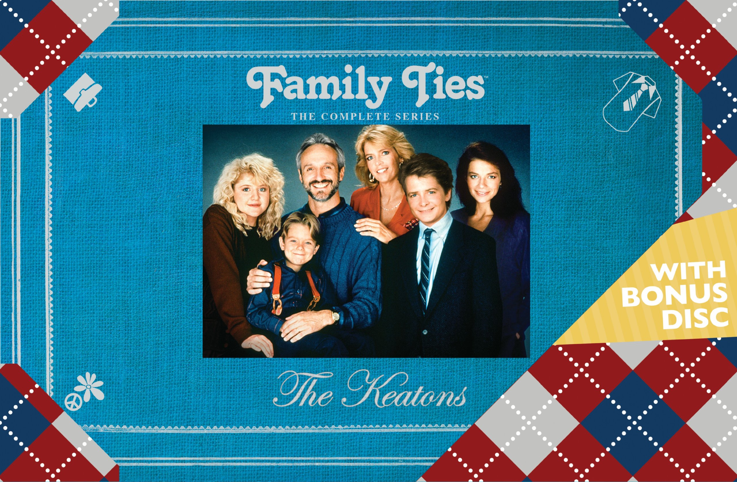 Family Ties: The Complete Series DVD Box Set - Classic 80s Sitcom for Family Movie Nights & Nostalgic Entertainment