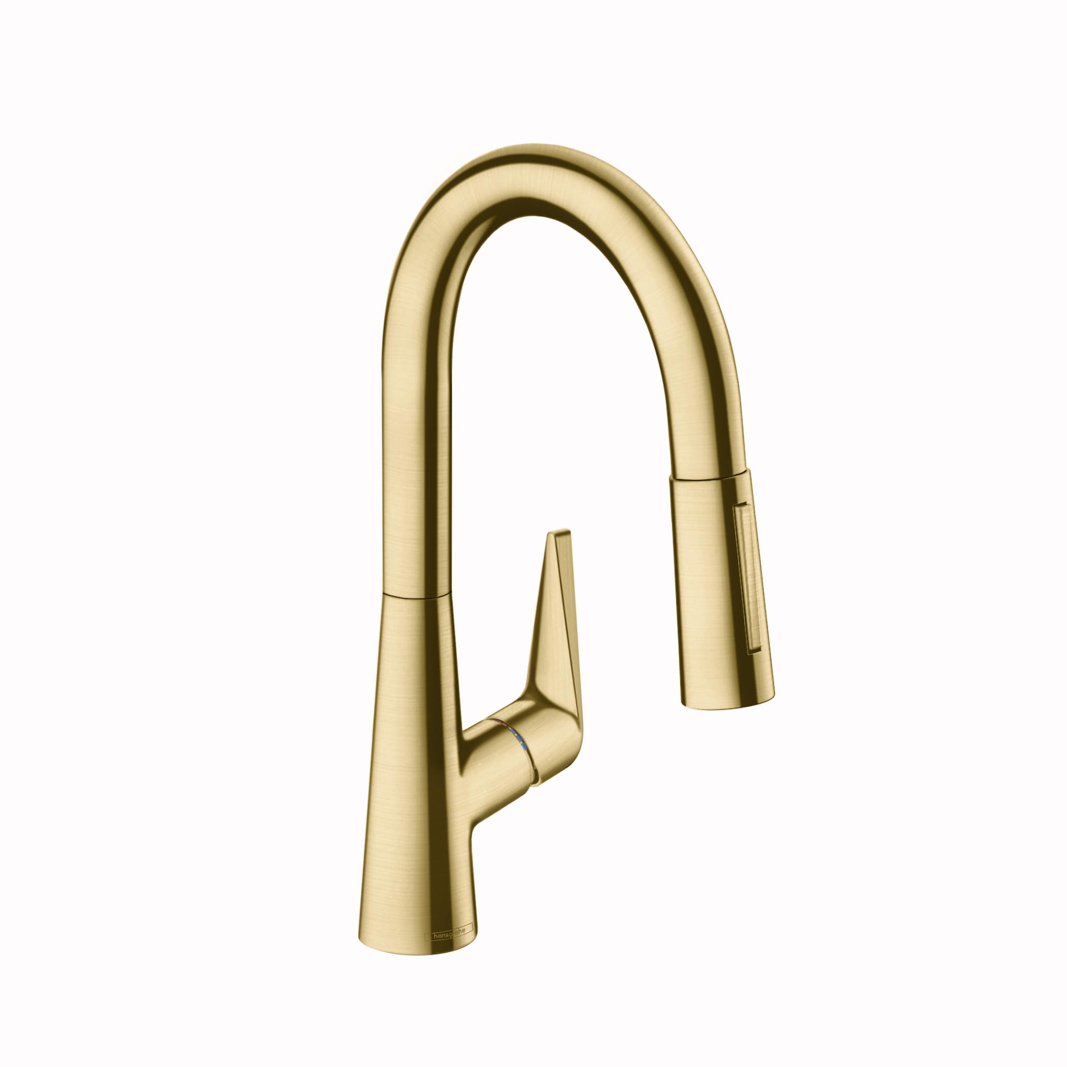 Hansgrohe Talis S Gold Kitchen Faucet with Pull Down Sprayer - Brushed Gold Finish for Modern Kitchens