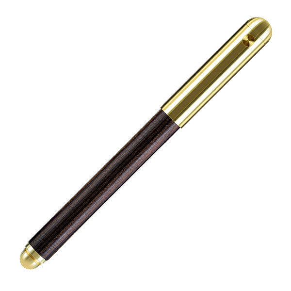 Premium E+M Contract Long Fountain Pen - Smooth Writing Larch Wood Pen for Professionals | Ideal for Signing Documents, Business Meetings & Gift Giving