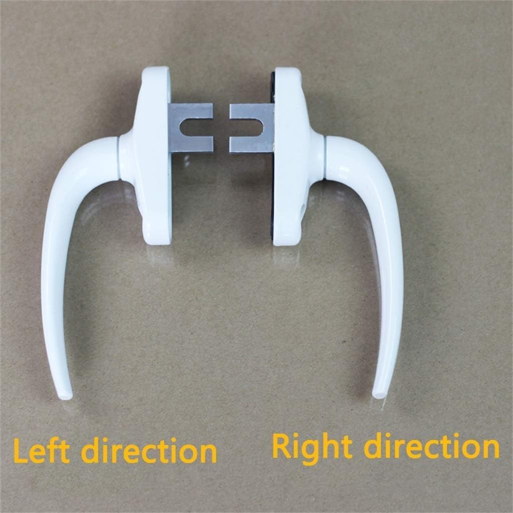 UPVC Window Locks & Handles - Aluminum Alloy Door & Window Security Locking System (Black/White) - Perfect for Home Security & Sliding Window Protection